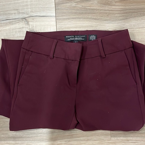 RW&CO. Pants - RW&CO. Size 0 Slim Leg Ankle Length Dress Pant. Coup Signature. Suiting. Office